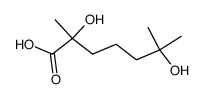 2,6-dihydroxy-2,6-dimethylheptanoic acid结构式