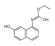 ethyl (7-hydroxy-1-naphthyl)-carbamate structure