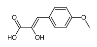 2-hydroxy-3-(4-methoxyphenyl)acrylic acid结构式