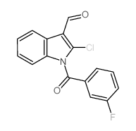 2-chloro-1-(3-fluorobenzoyl)indole-3-carbaldehyde picture