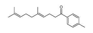 4.8-Dimethyl-3.7-nonadienyl-p-tolyl-keton结构式