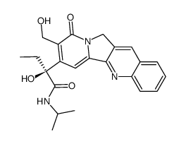 camptothecin-21-isopropylamide Structure