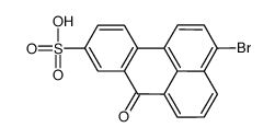 3-Bromo-7-oxo-7H-benz(de)anthracene-9-sulfonic acid Structure