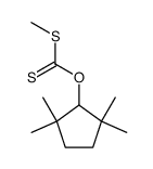 O-(2,2,5,5-Tetramethylcyclopentyl)-S-methyldithiocarbonat结构式