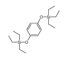 triethyl-(4-triethylsilyloxyphenoxy)silane Structure