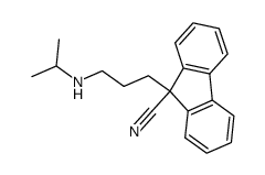 9-(3-isopropylaminopropyl)-9-cyanofluorene Structure