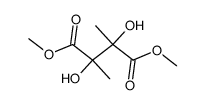 meso-2,3-Dimethyl-weinsaeure-dimethylester Structure