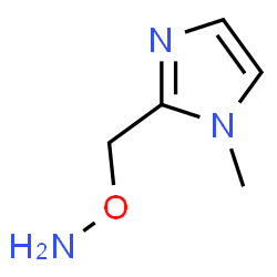 1H-Imidazole,2-[(aminooxy)methyl]-1-methyl-(9CI)结构式