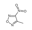 1,2,5-Oxadiazole,3-methyl-4-nitro-(9CI) structure