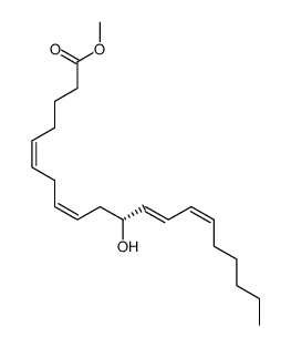 11-Hydroxy-5,8,12,14-eicosatetraensaeuremethylester Structure