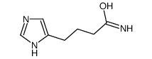 1H-Imidazole-4-butanamide (9CI) structure