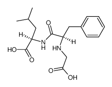 N-carboxymethyl-phenylalanylleucine Structure