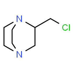 1,4-Diazabicyclo[2.2.2]octane,2-(chloromethyl)-结构式