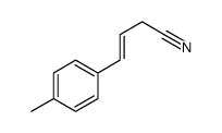 4-(4-methylphenyl)but-3-enenitrile结构式