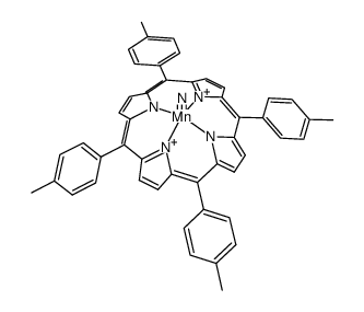 nitridomanganese(V) meso-tetrakis(4-methylphenyl)porphyrinate结构式