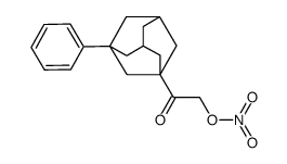 α-Nitroxymethyl 3-phenyl-1-adamantyl ketone Structure