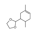 2-(3,6-dimethylcyclohex-3-en-1-yl)-1,3-dioxolane结构式