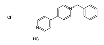 1-benzyl-4-pyridin-1-ium-4-ylpyridin-1-ium,dichloride Structure