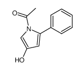 1-acetyl-5-phenyl-pyrrol-3-ol Structure