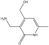 3-(aminomethyl)-4-(hydroxymethyl)-6-methylpyridin-2(1H)-one Structure