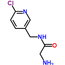 N-[(6-Chloro-3-pyridinyl)methyl]glycinamide结构式