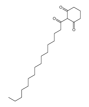 2-hexadecanoylcyclohexane-1,3-dione Structure