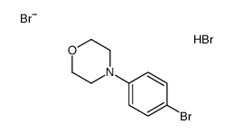 4-(4-bromophenyl)morpholin-4-ium,dibromide结构式