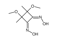 3,4-Dimethoxy-3,4-dimethyl-cyclobutane-1,2-dione dioxime Structure