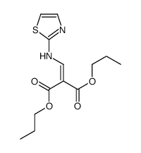 dipropyl 2-[(1,3-thiazol-2-ylamino)methylidene]propanedioate结构式