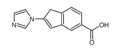 2-imidazol-1-yl-1H-indene-5-carboxylic acid结构式