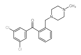 3,5-DICHLORO-2'-(4-METHYLPIPERAZINOMETHYL) BENZOPHENONE图片