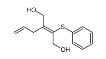 (Z)-2-(phenylthio)-3-allyl-2-butene-1,4-diol Structure