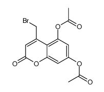 [5-acetyloxy-4-(bromomethyl)-2-oxochromen-7-yl] acetate结构式