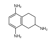 5,6,7,8-tetrahydronaphthalene-1,4,6-triamine结构式