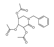 [(3R,4S,5R)-4,5-diacetyloxy-1-benzyl-6-oxopiperidin-3-yl] acetate结构式