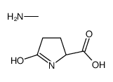 5-oxo-L-proline, compound with methylamine (1:1) structure