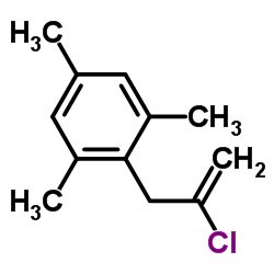 2-(2-Chloro-2-propen-1-yl)-1,3,5-trimethylbenzene结构式