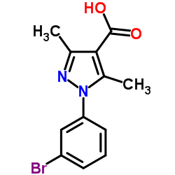 1-(3-Bromophenyl)-3,5-dimethyl-1H-pyrazole-4-carboxylic acid picture