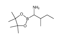 2-methyl-1-(4,4,5,5-tetramethyl-1,3,2-dioxaborolan-2-yl)butan-1-amine结构式