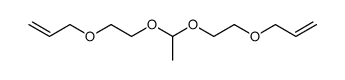 acetaldehyde-[bis-(2-allyloxy-ethyl)-acetal] Structure