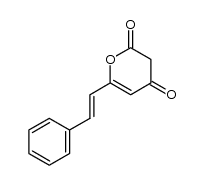 6-trans-styryl-pyran-2,4-dione Structure