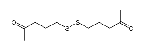 5,5'-disulfanediylbis(pentan-2-one) Structure