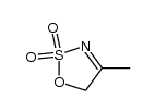 4-methyl-5H-[1,2,3]oxathiazole 2,2-dioxide Structure