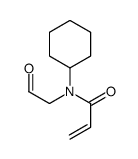 N-CYCLOHEXYL-N-(2-OXOETHYL)ACRYLAMIDE Structure