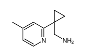 [1-(4-methylpyridin-2-yl)cyclopropyl]methanamine Structure