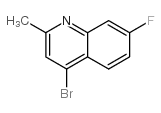 4-Bromo-7-fluoro-2-methylquinoline Structure