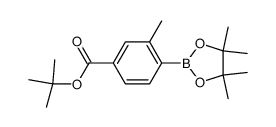 3-甲基-4-(4,4,5,5-四甲基-1,3,2-二氧硼烷-2-基)苯甲酸叔丁酯图片