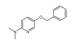 5-benzyloxy-2-dimethylaminopyridine Structure