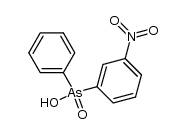 (3-nitro-phenyl)-phenyl-arsinic acid结构式