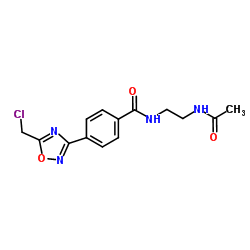 N-(2-Acetamidoethyl)-4-[5-(chloromethyl)-1,2,4-oxadiazol-3-yl]benzamide picture